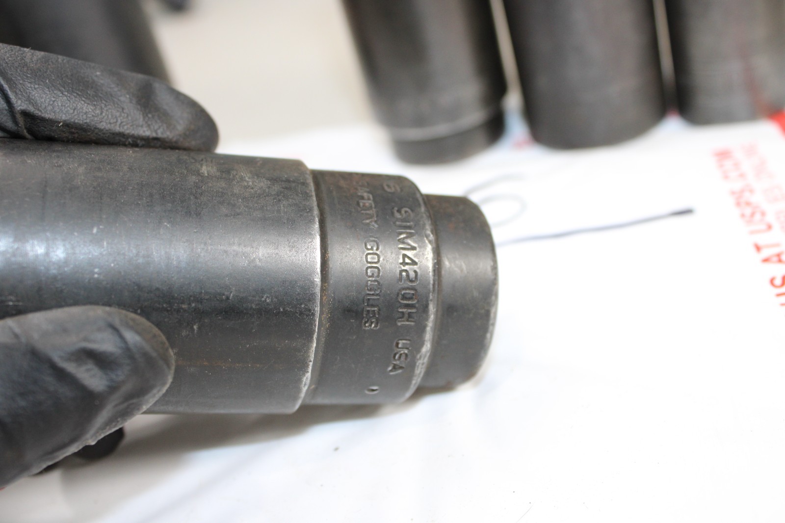 Snap On Tools 6-Pc Mixed SAE 1/2” Drive Deep Impact Socket Set USA Lot