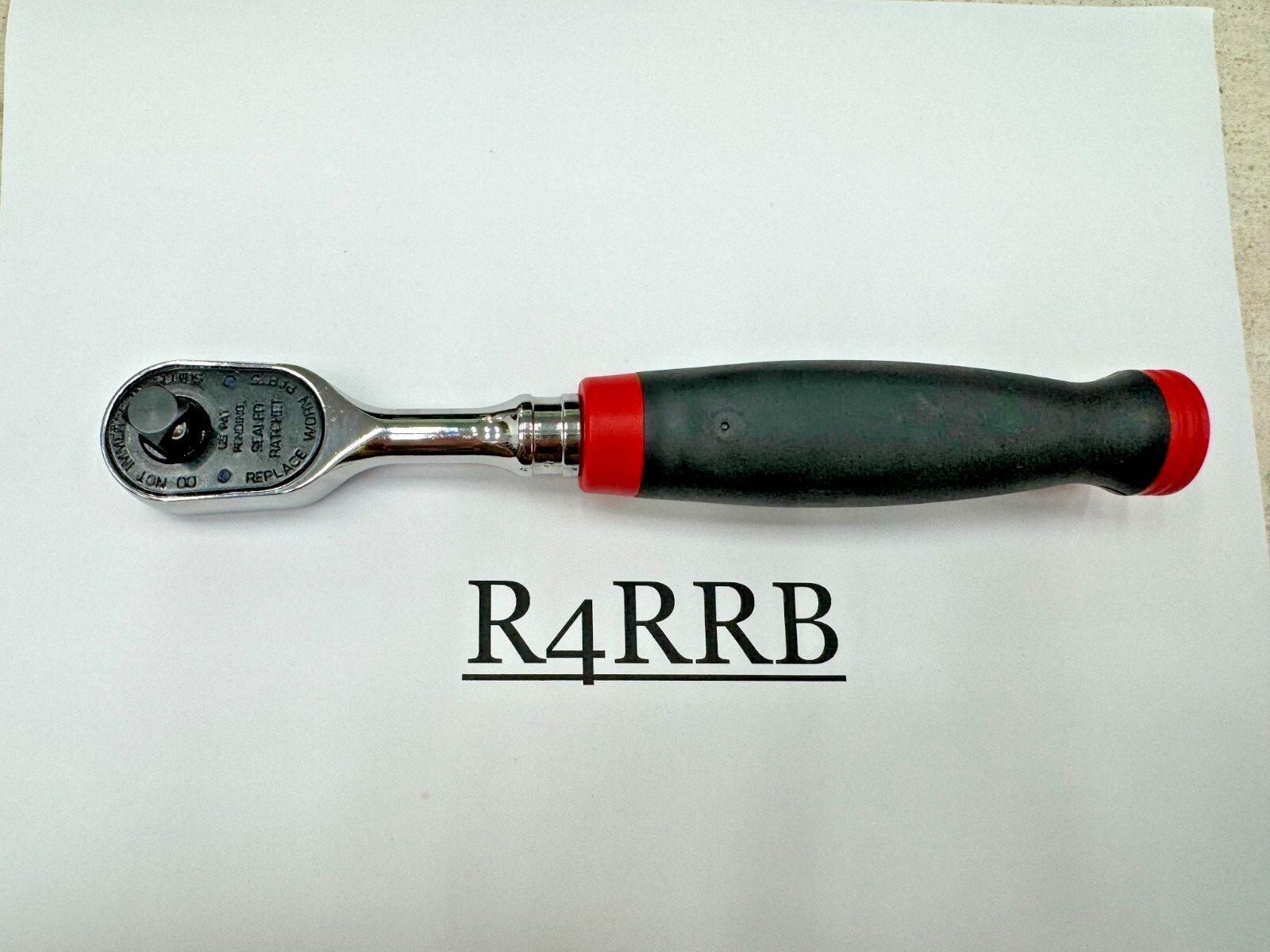 Snap-on Tools USA NEW 3/8″ Drive 100 FINE Tooth RED Soft Grip Ratchet FH100R