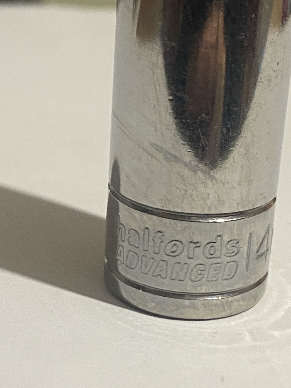 14mm Halfords Advanced 12point 3/8” Drive Socket. 64mm Long
