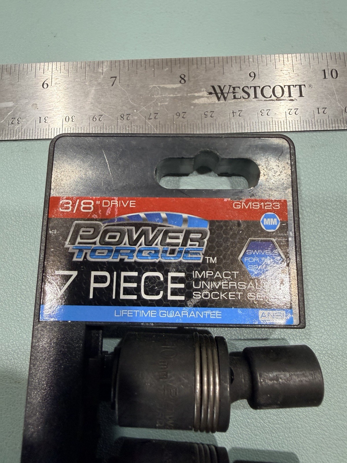 Power Torque 7 Piece Impact Universal Socket Set 3/8”
