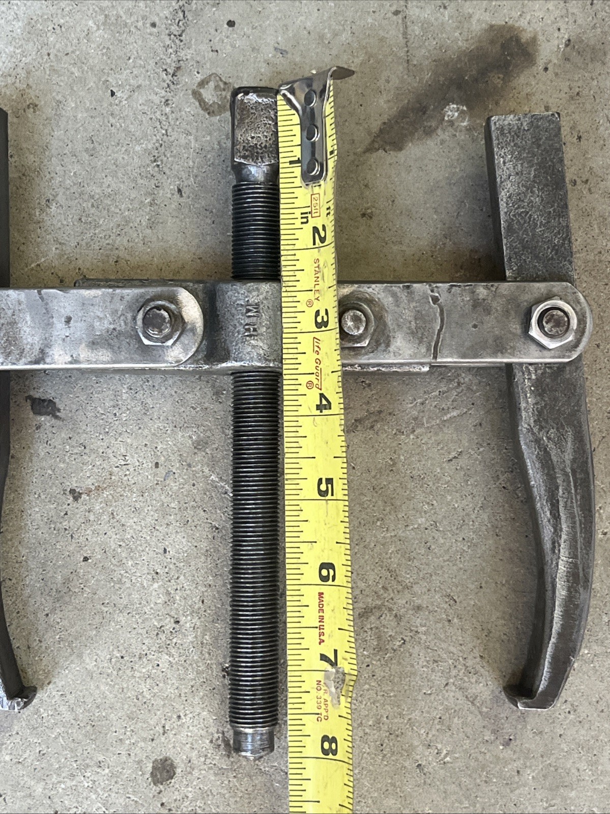 🔥 Vintage Bray 6″ gear puller 6 ton made in USA #1002 Heavy Duty Armstrong