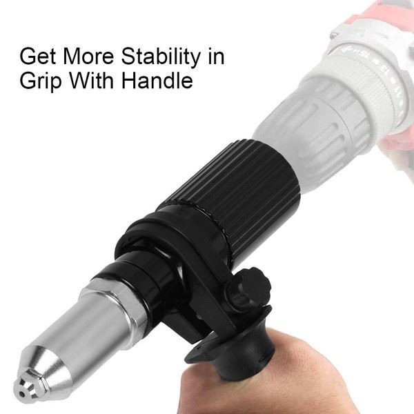 Electric Rivet Nut Gun Cordless Drill Pop Adapter Riveting Riveter Insert Tool