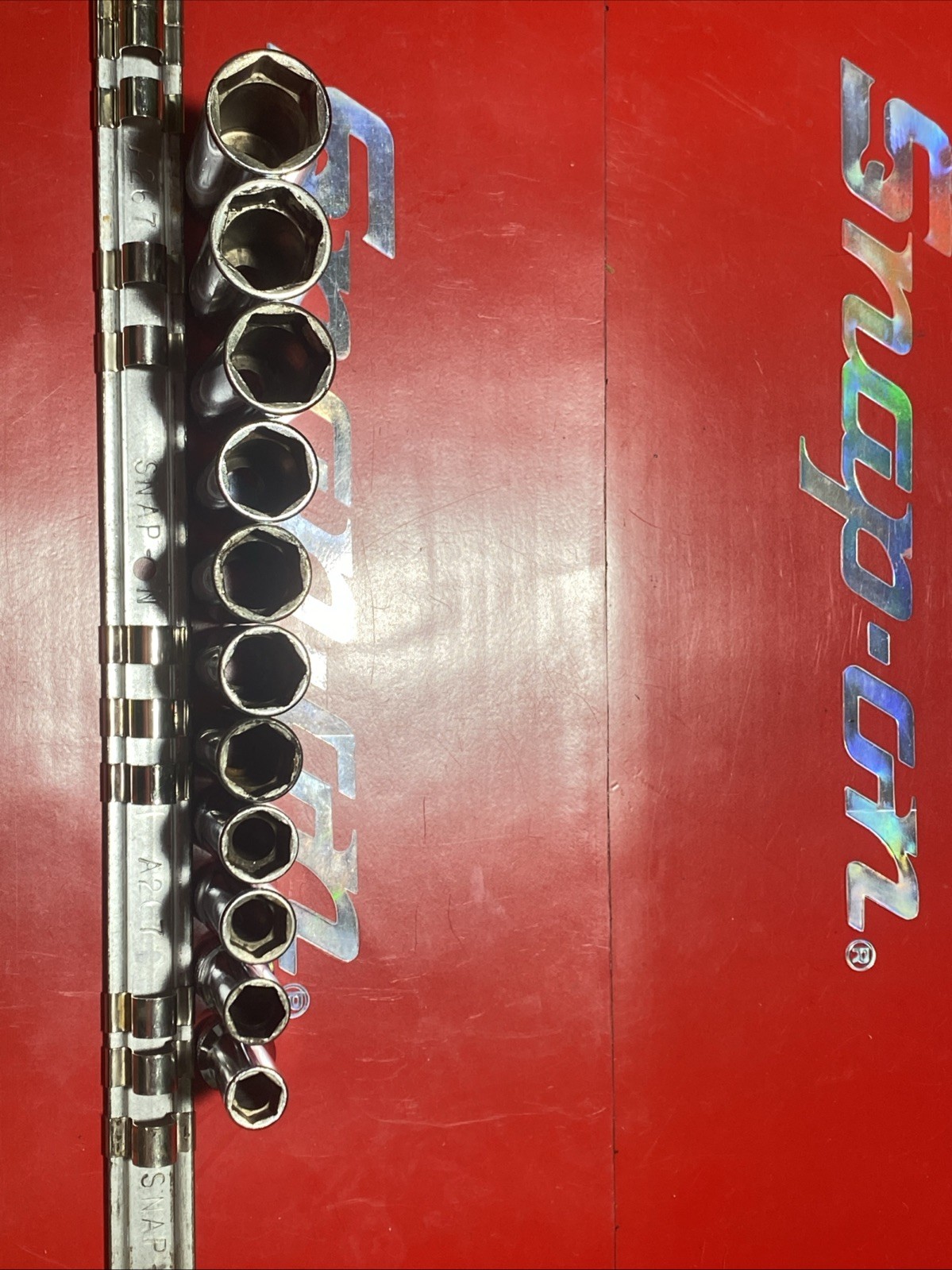 SNAP-ON metric socket set 11pc. 9mm-19mm Good Condition