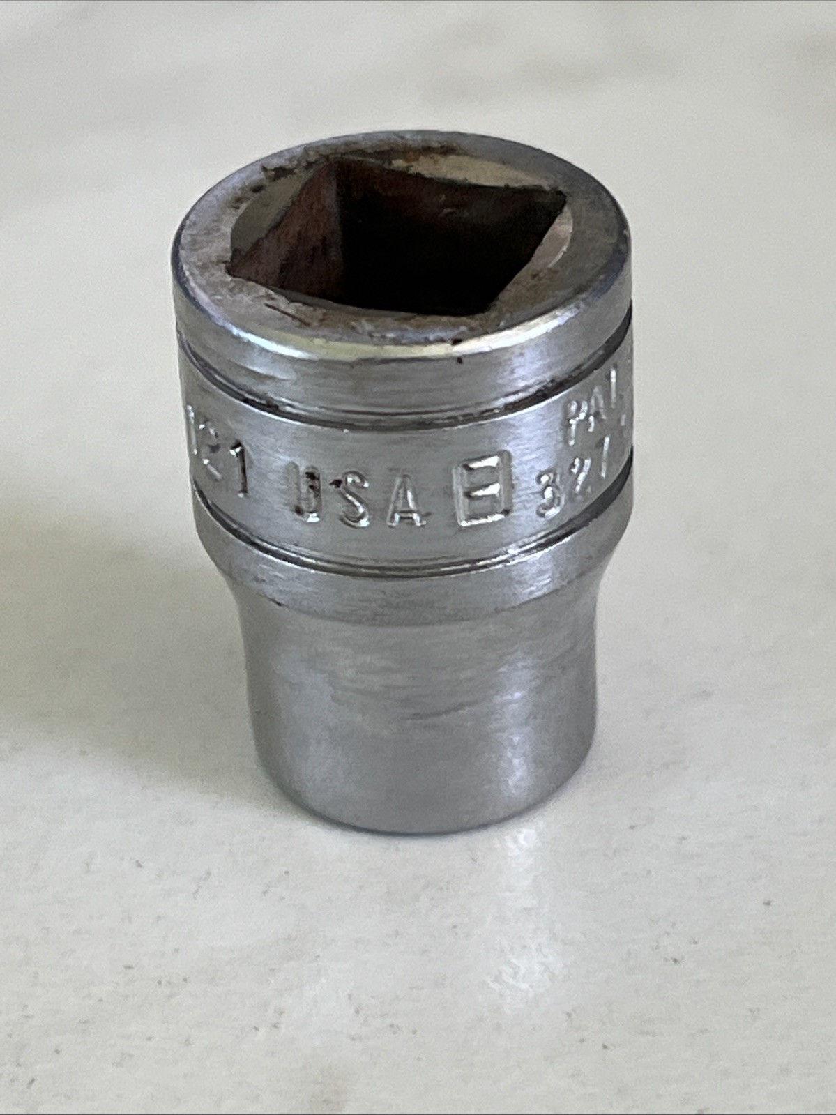 Snap-on Tools 3/8″ Drive 3/8″ 12PT SAE Shallow Chrome Socket F121 USA