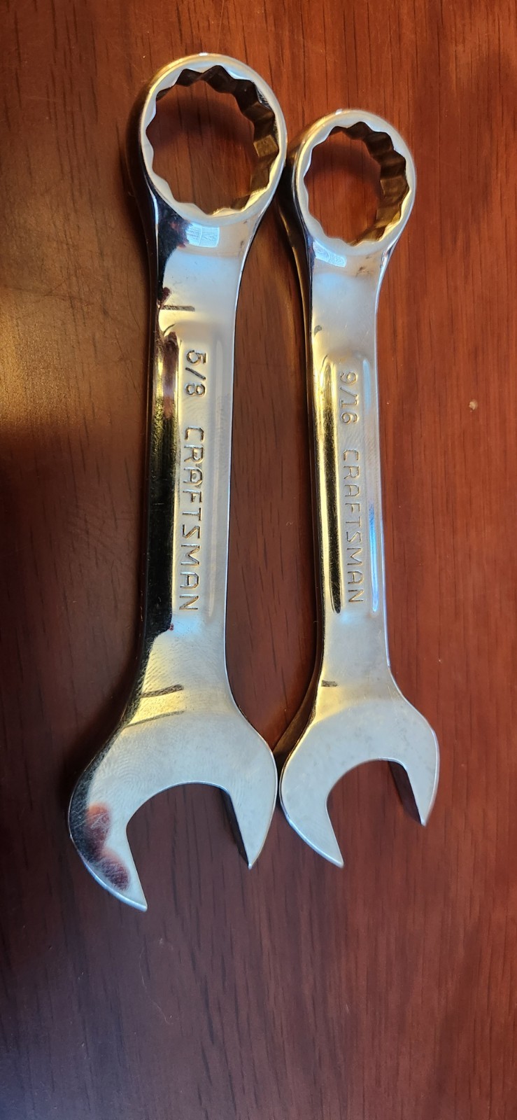 Craftsman VV USA Stubby Vintage 7 Piece SAE Combination Wrench Set Standard 12pt