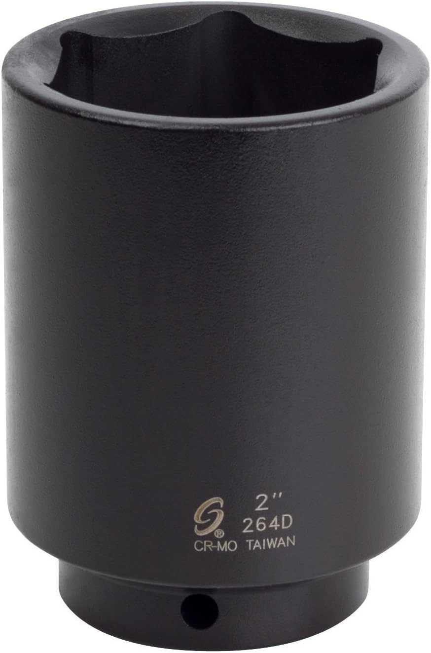Chrome Molybdenum 1/2 Inch Drive 2 Inch Deep Impact Socket – Lifetime