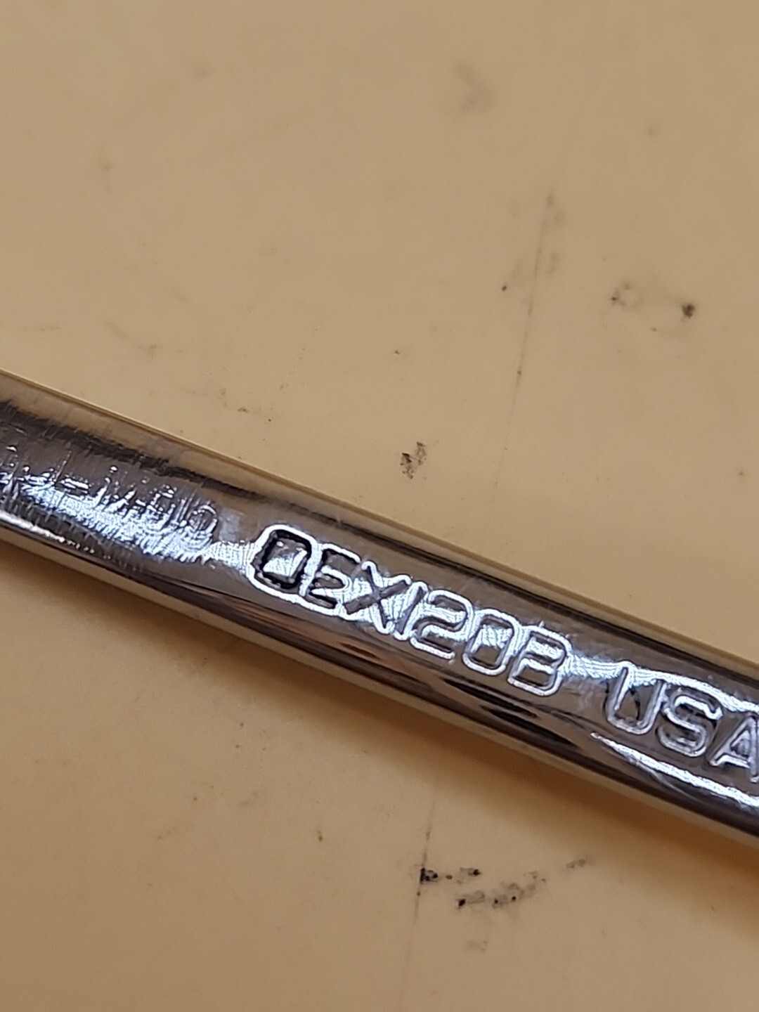 Snap-on Tools 3/8″ SAE 12 Pt Short Length Chrome Combo Wrench OEX120B USA