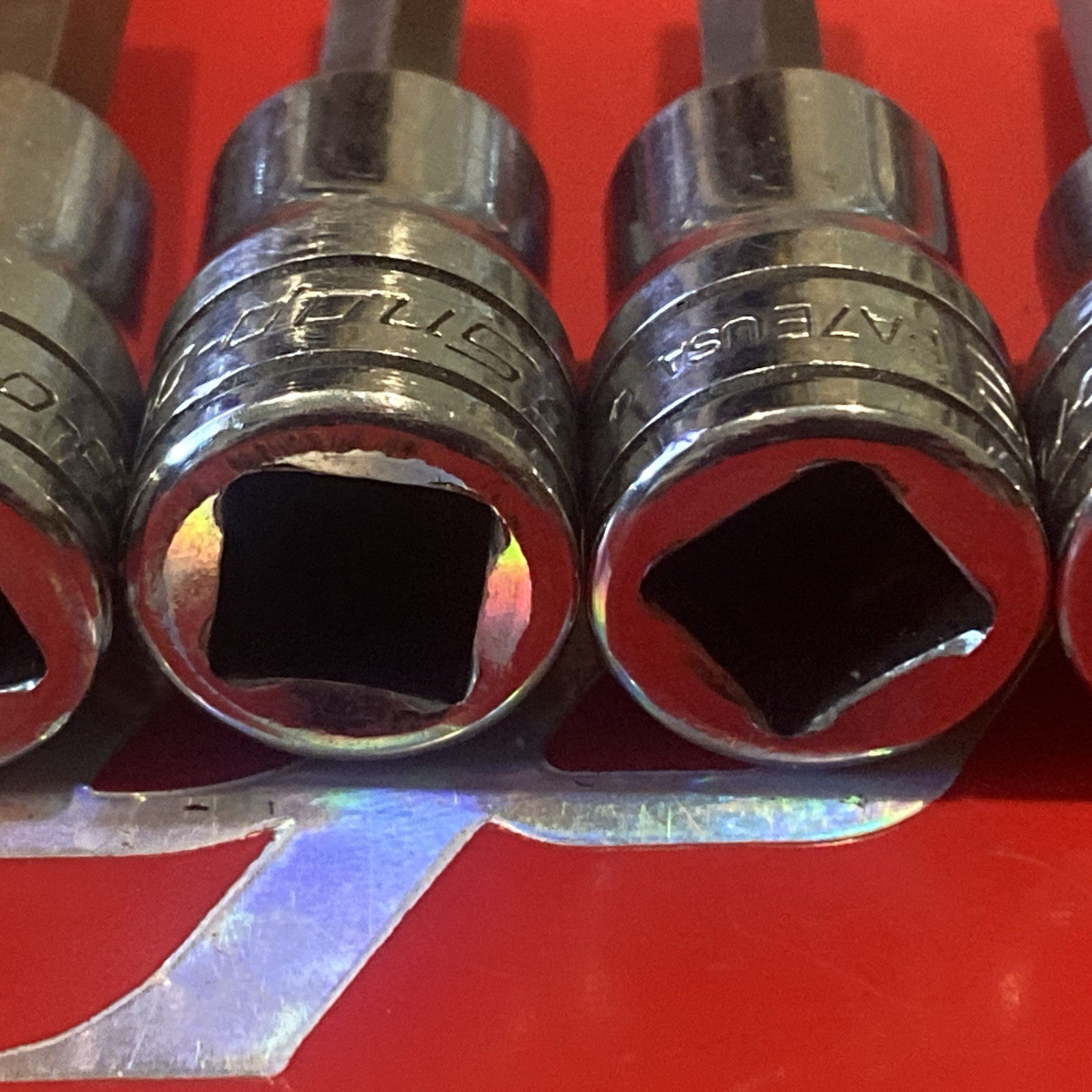 Snap On FA12, 10, 8, 7, 6, 5, 4E Hex Set Very Nice