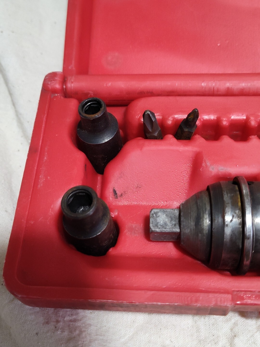 NICE MAC Tools 3/8” Drive Impact Driver with Partial Socket Bit Set D12