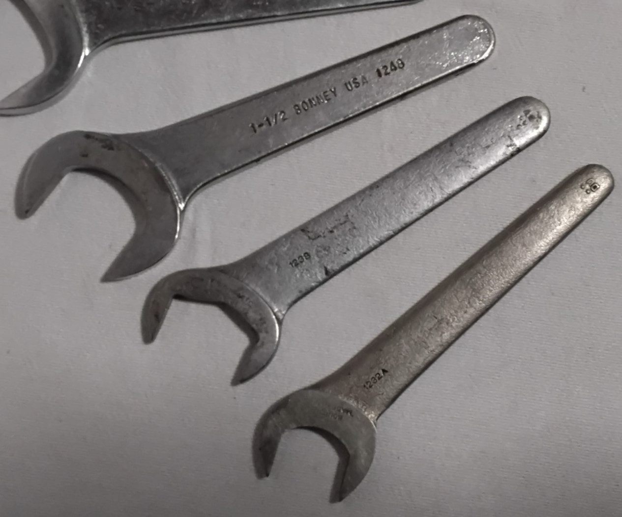 Bonney Pump Hydraulic Thin Aviation Open End Angle Wrench Mix LOT USA Armstrong