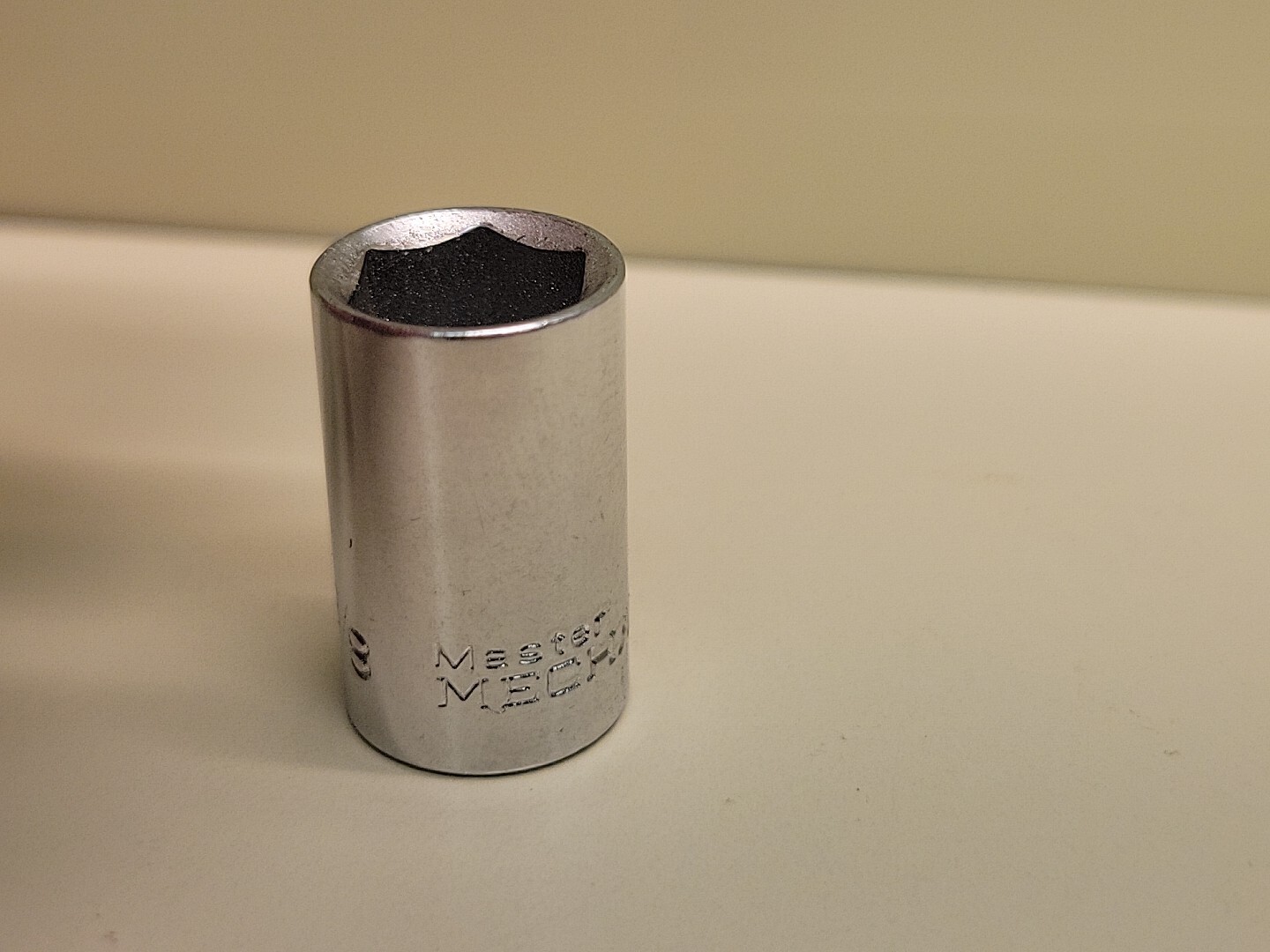 Master Mechanic 1/4″ Drive x 3/8″ SAE Standard Socket NOS USA