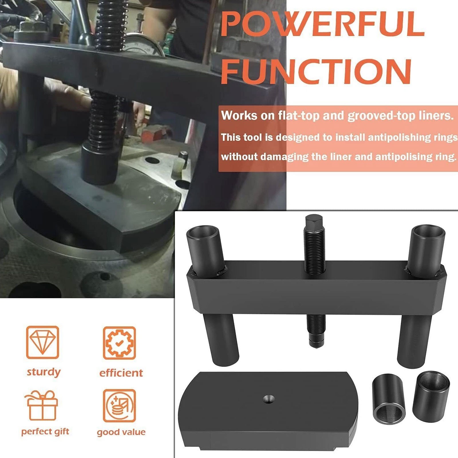 3164606 For Cummins ISX X15 Heavy Duty Cylinder Liner Press Installer Tool