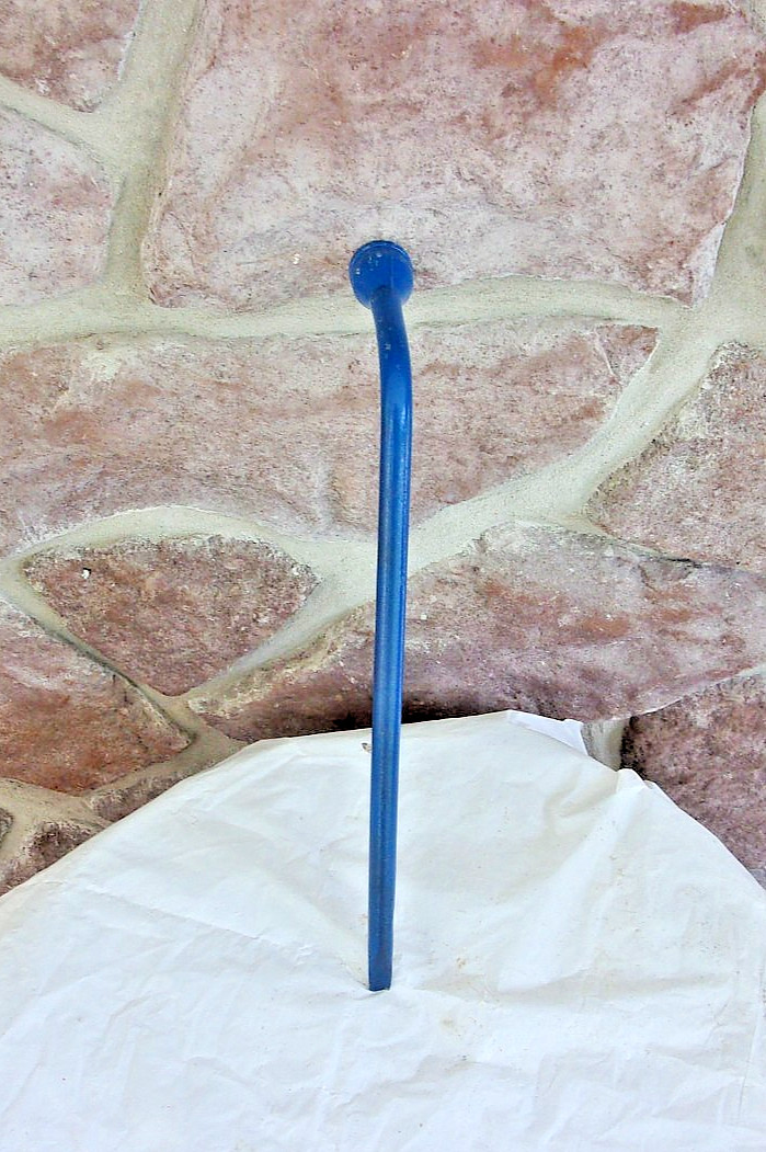 Vintage Tire Iron Tool With 3/4 INCH 6 Point SOCKET 15 INCHES LONG. SIGNED
