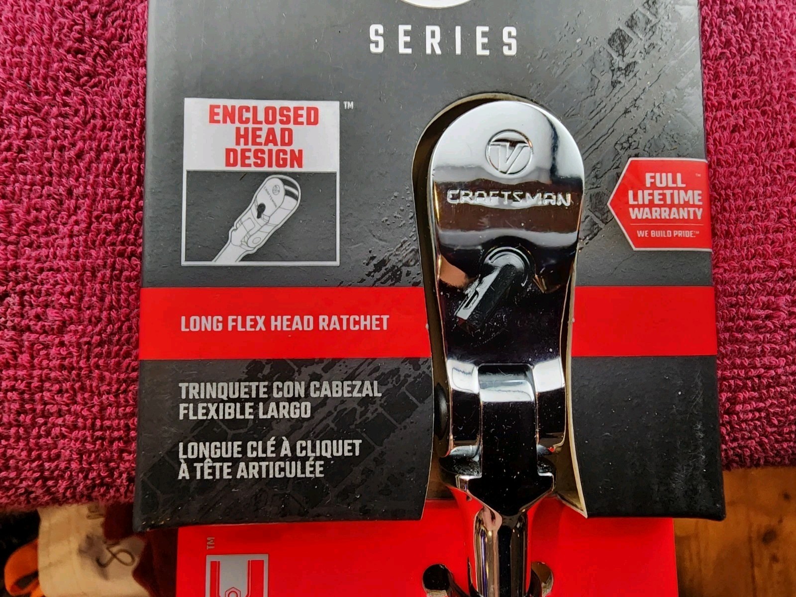 New Craftsman V-Series 1/4″ Drive Long Flex Head Ratchet 80 teeth – CMMT86303V