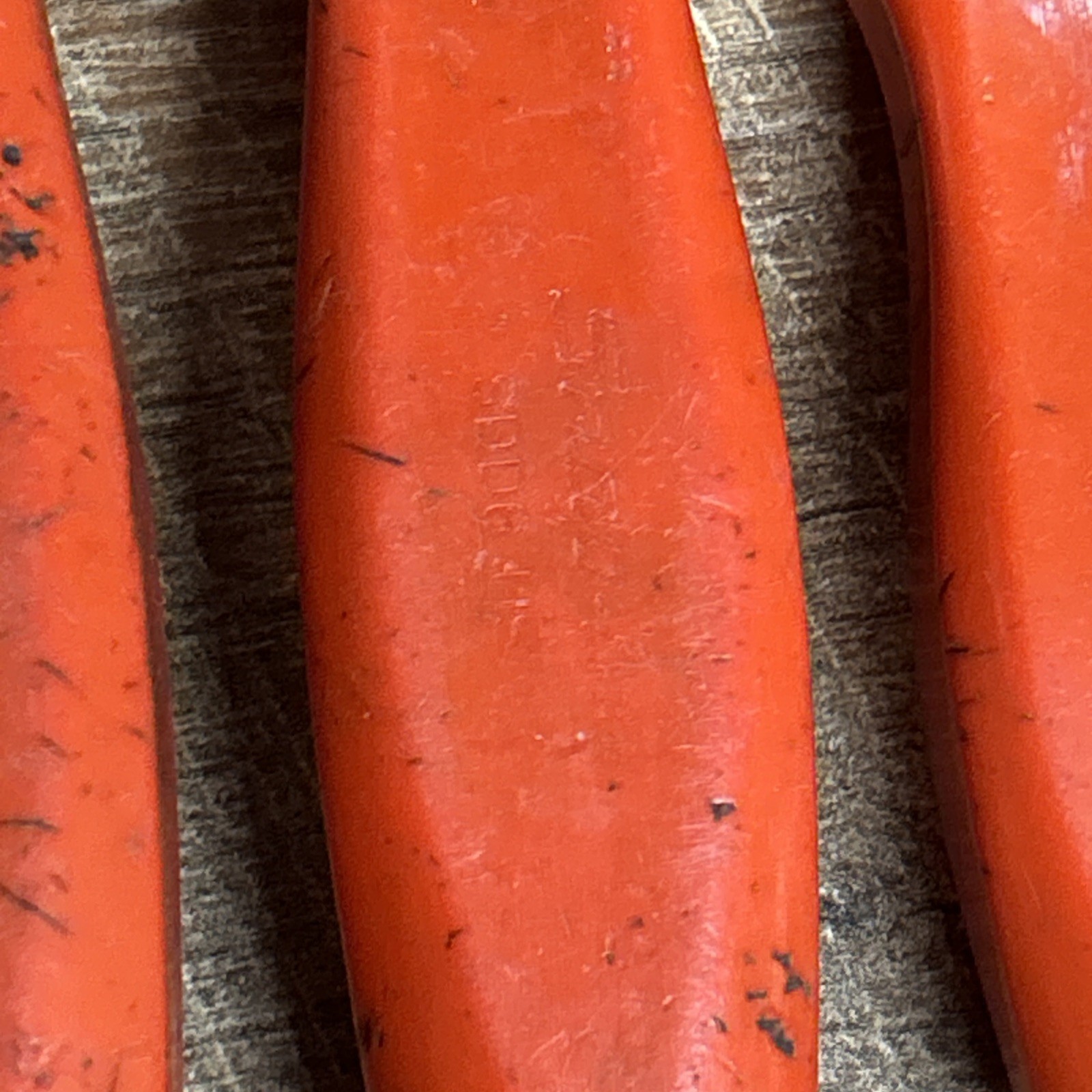 Snap-on 5 pc Slotted & Phillips Screwdrivers Red/orange Hard Handle USA