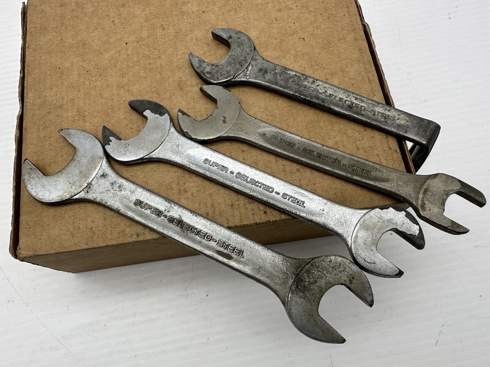 Vintage Walter Germany 432 Toolkit Open End wrench Set Lot 4 SAE 19/32-7/8
