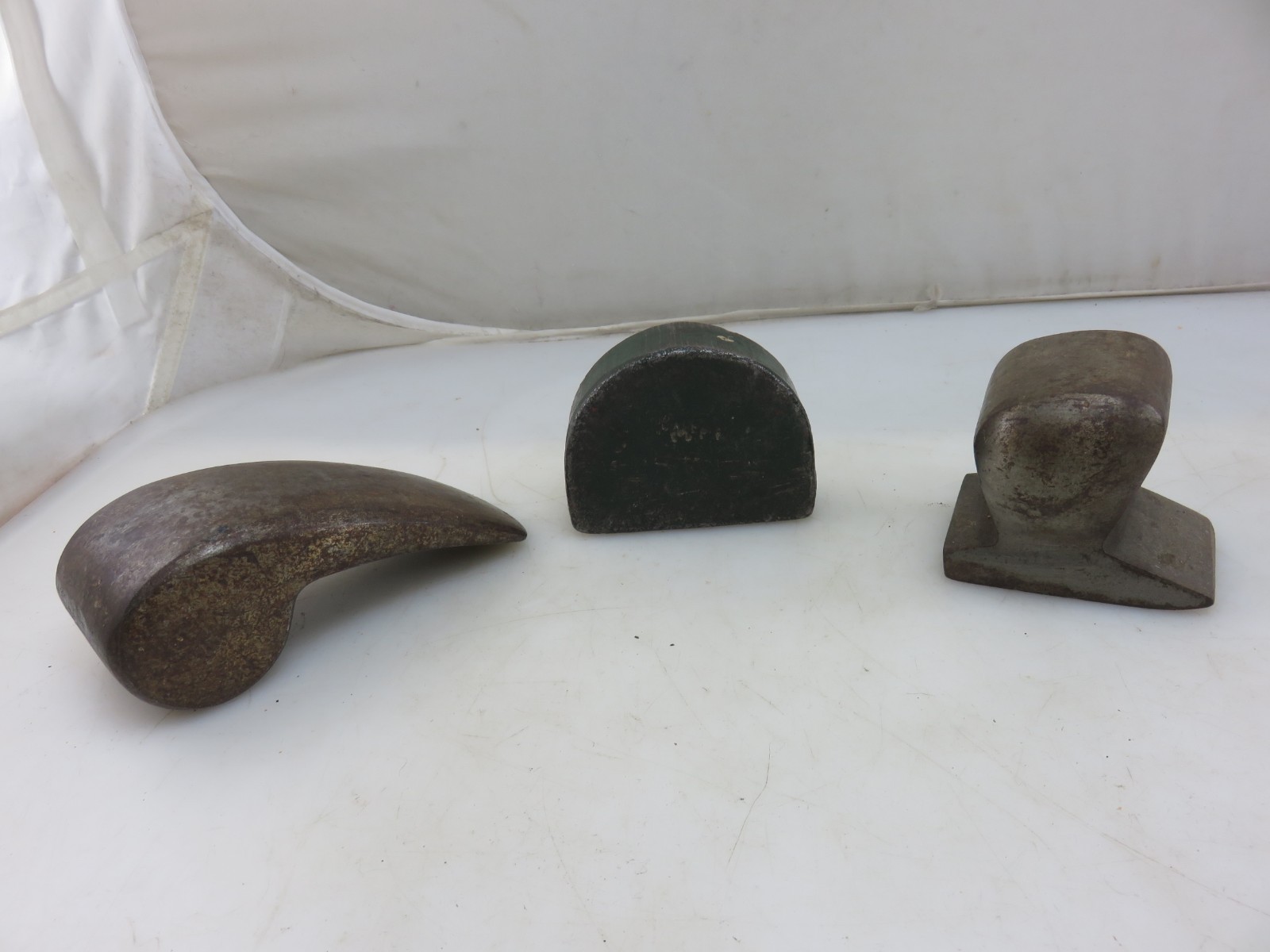 UNBRANDED Auto Body Fender Repair Dinging Dolly Wedge Anvil Tool Set Vintage