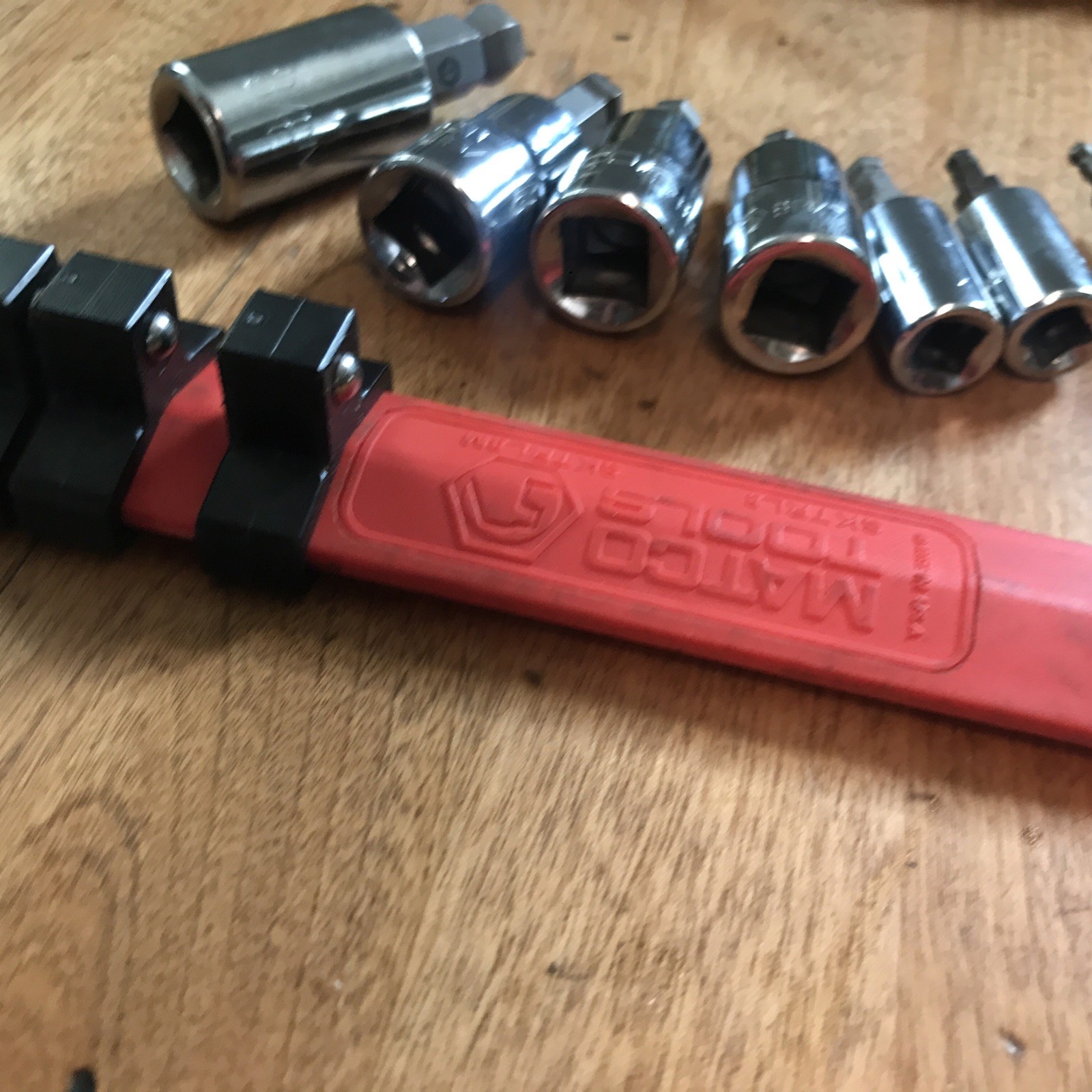 MATCO Lot Of 7 Hex Ball Socket Drivers , 3/8” Drive ALL IN GOOD CONDITION SAE