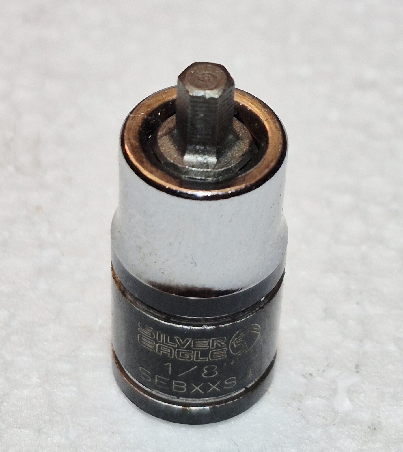 Matco Tools Silver EAGLE SEBXXS4 1/4″ Drive Stubby 1/8″ SAE Allen Socket Hex.Dis
