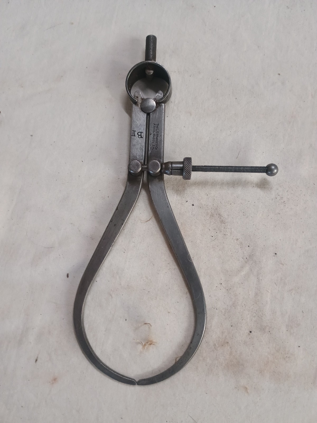 L.S. Starrett Outside Spring Caliper Engineer Tool Vintage Motorcycle Car