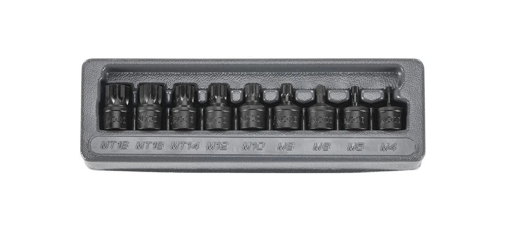 ICON 3/8 in. Drive Professional Triple-Square Impact Bit Socket Set, 9-Piece
