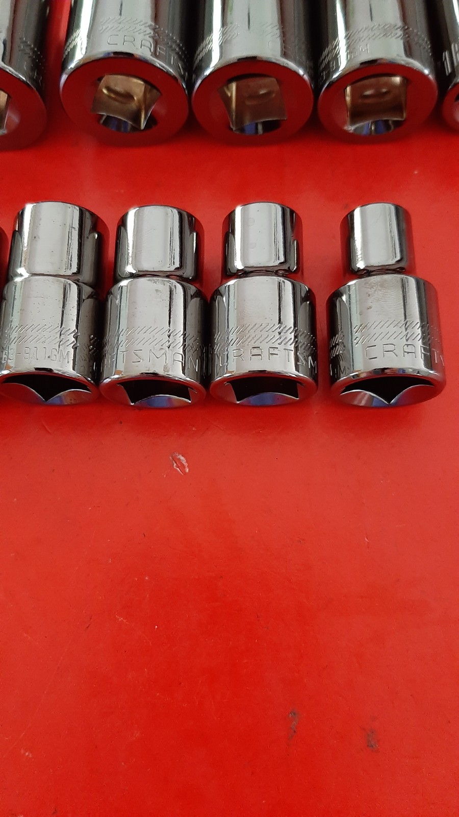 New Craftsman OVERDRIVE 1/2″ Drive SAE 11pc Shallow Socket Set 3/8″ to 1″ 6pt