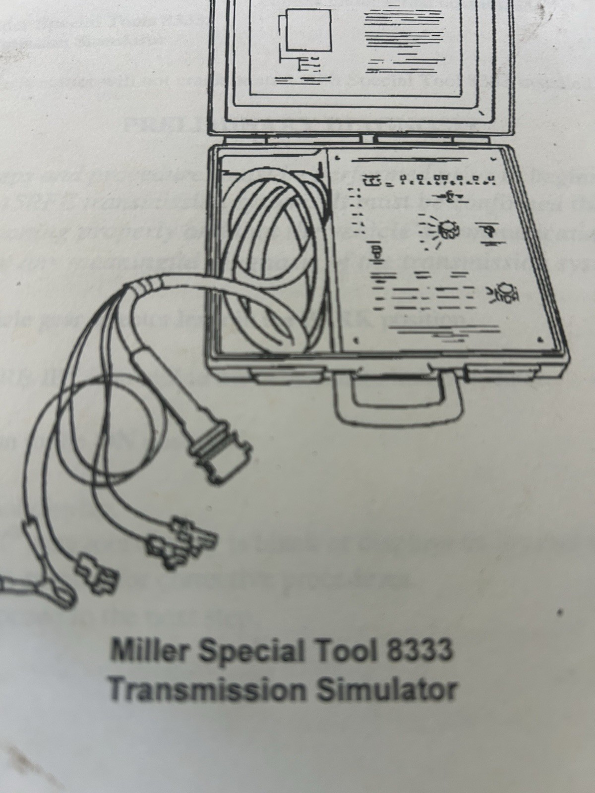 Miller Special Tool 833/45RFE Transmission Simulator Manual