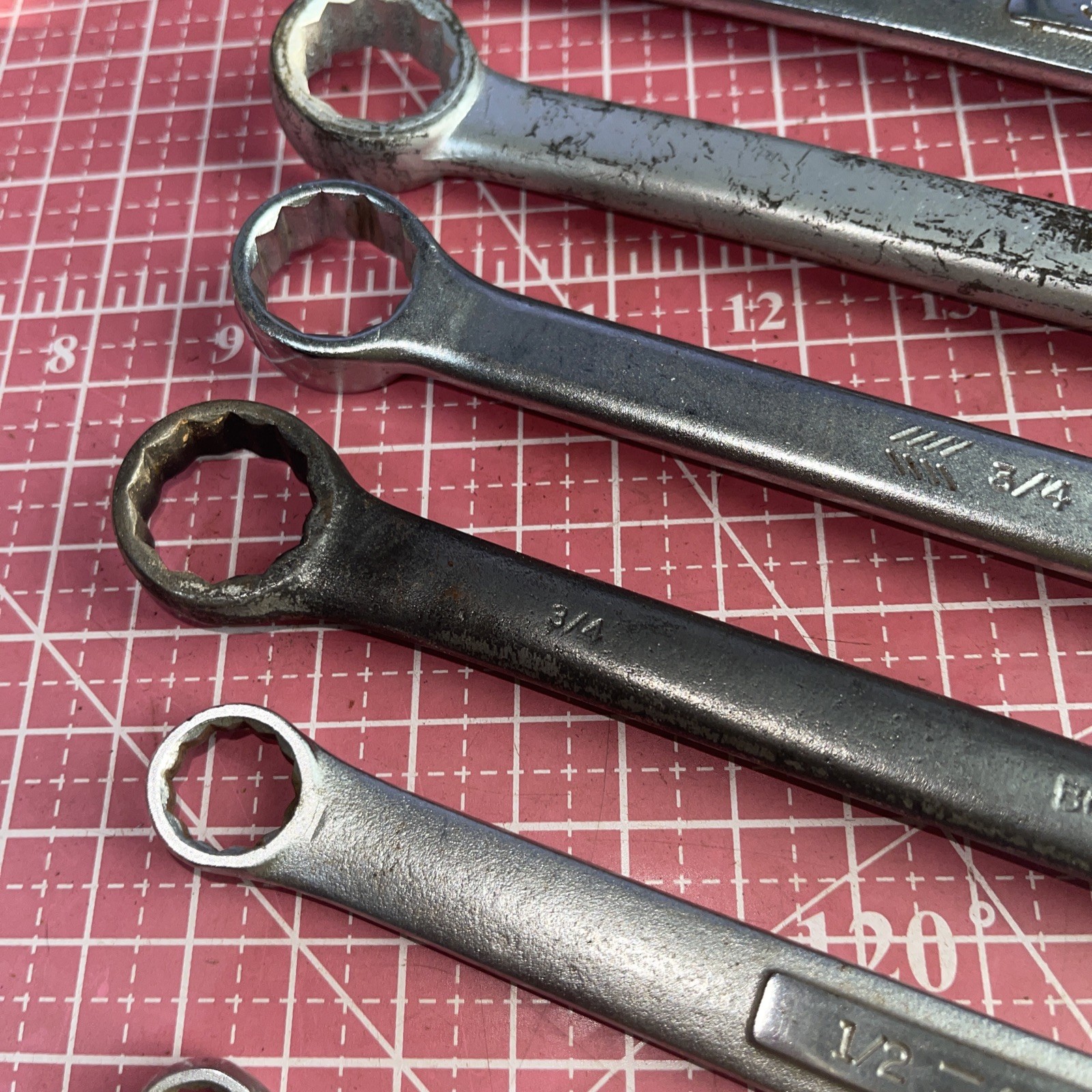 Craftsman USA 6 Piece SAE 12 Point Box End Wrench Set Proto Armstrong 3/8 – 7/8