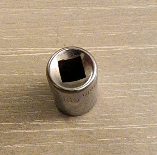 Craftsman 9mm Socket 6 Point 1/4″ Drive (No Stamped Catalog Number)