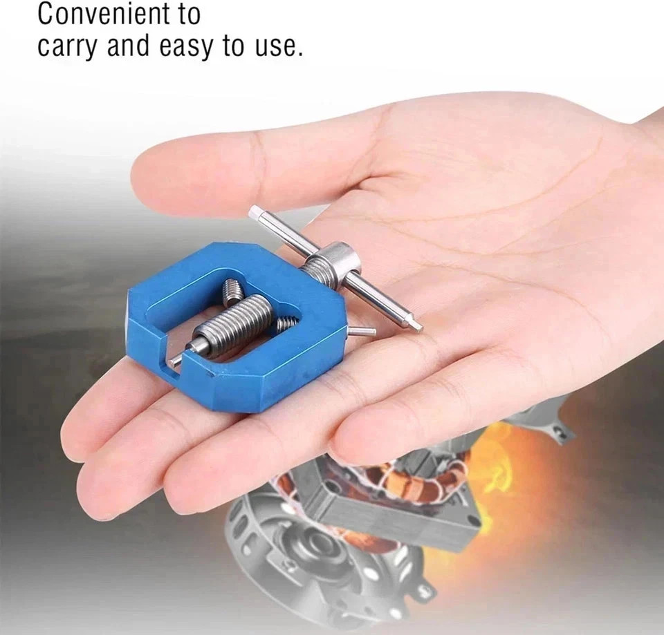 Mini Gear Pullers, RC Pinion Bearing Puller Stainless Steel Small Gear Blue