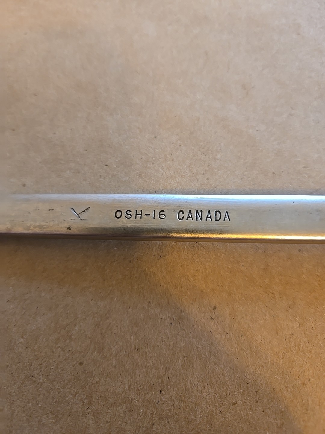 Snap On 1/2″ 6PT SAE Chrome Combination Wrench Canada OSH-16
