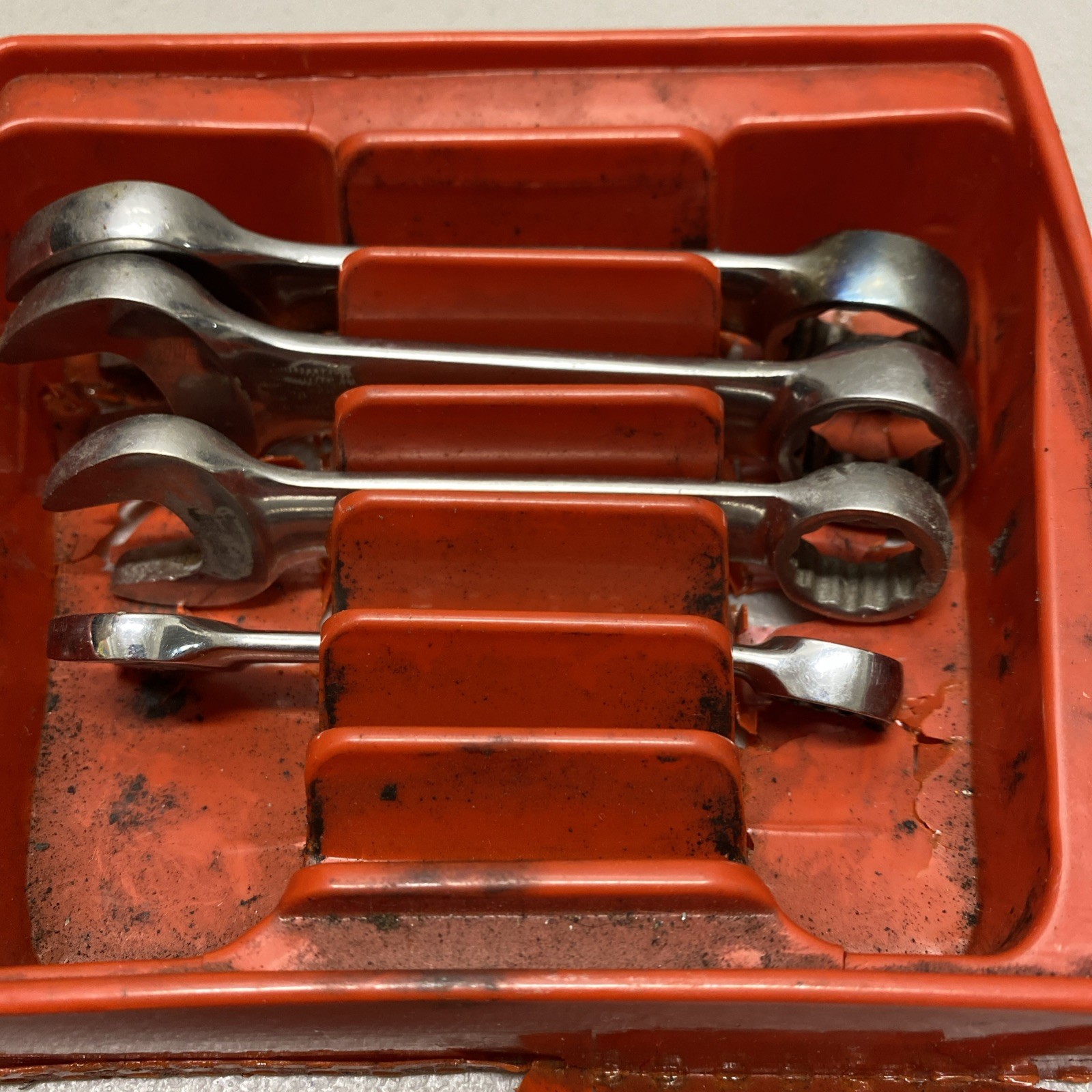 Snap On BUNDLE OXI706B 12 Pt 7/16″-3/4″ Midget Combination Wrench Set