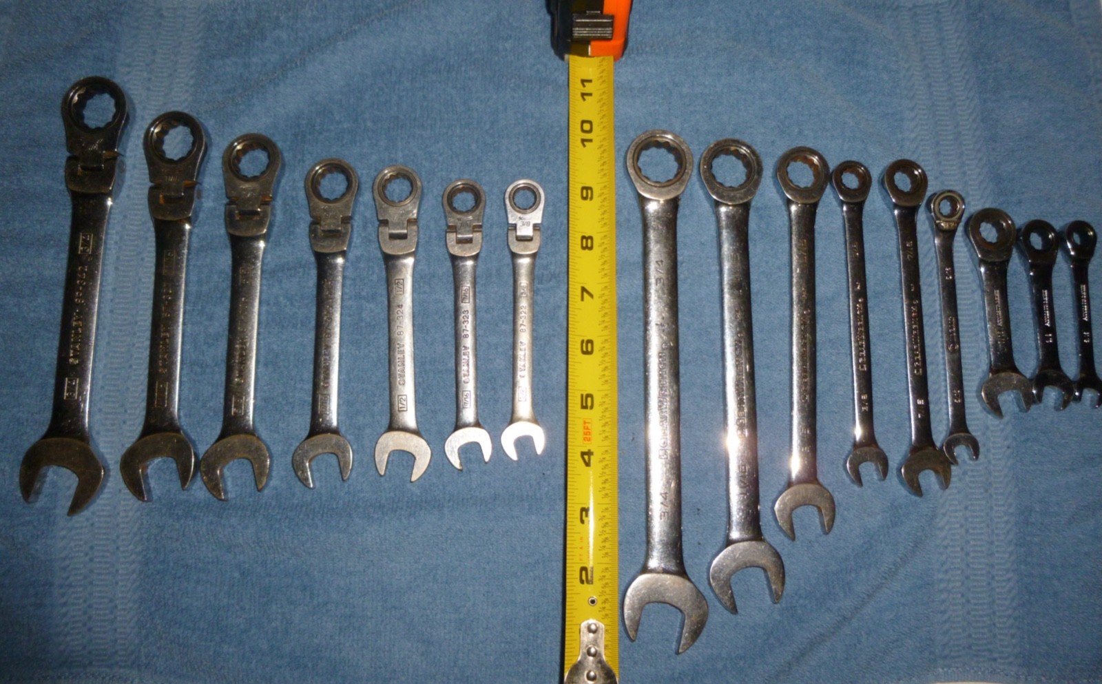 16, Spline wrenches, Stanley, Gearwrench, Pittsburg, Kobolt, Ratcheting,Open end