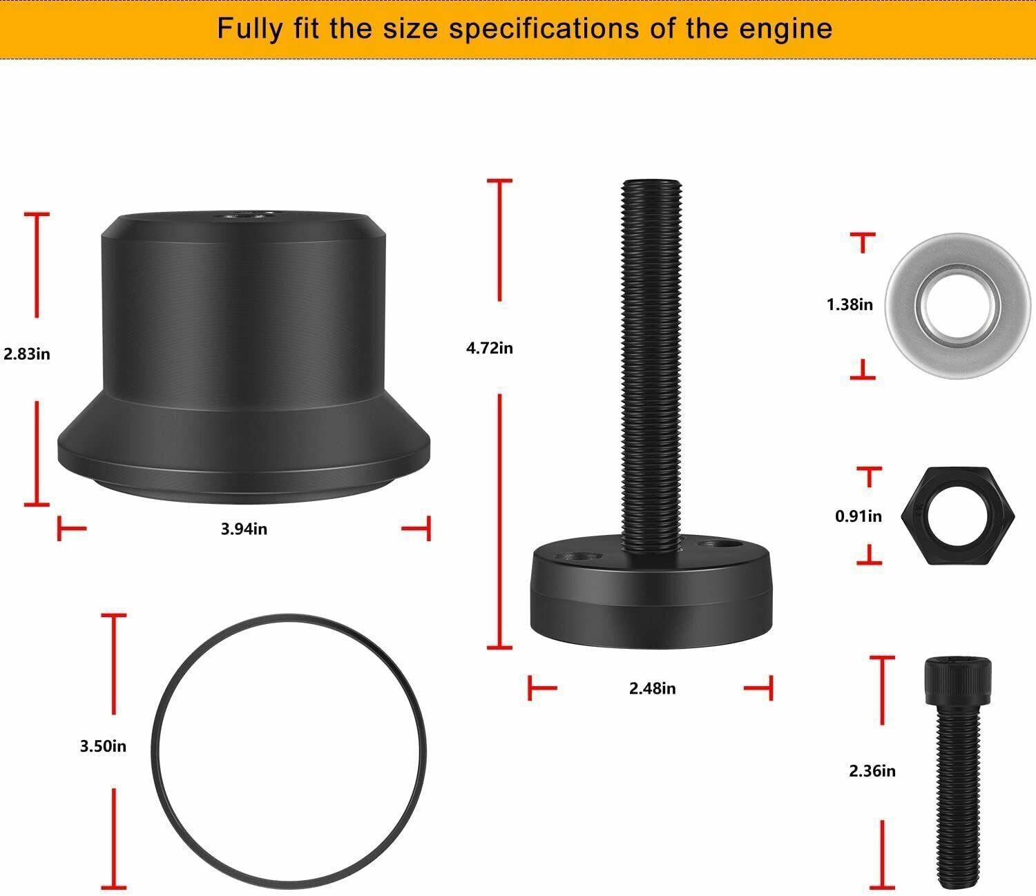 6.7L Front Crankshaft Seal Installer Tool for Ford F250 303-1509/303-1509-01