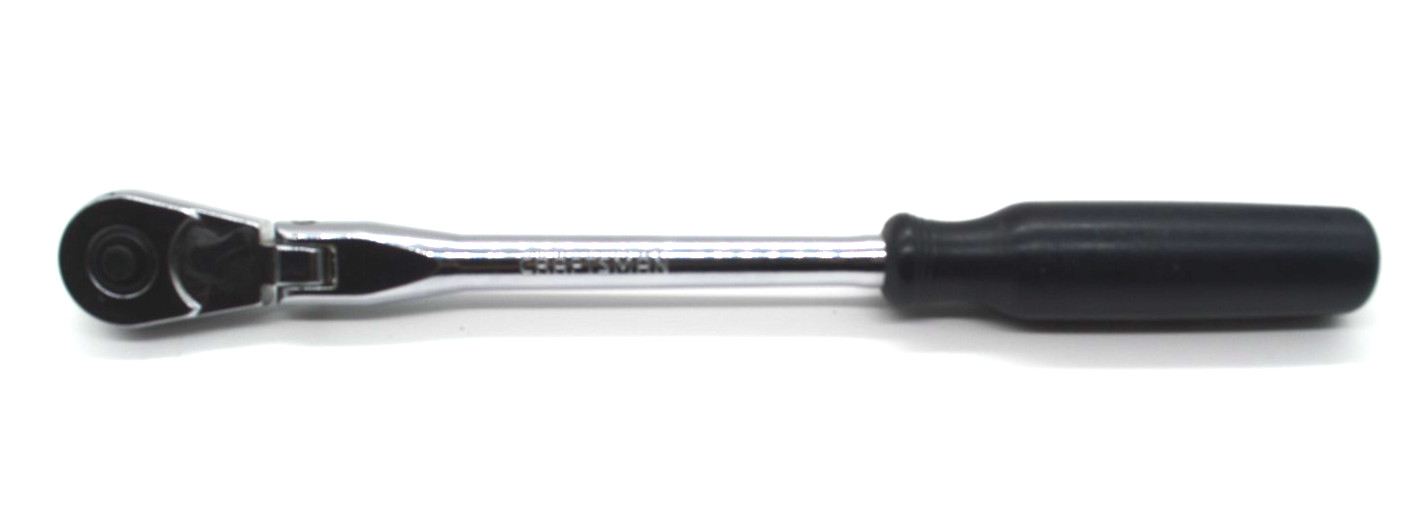 NOS SEARS Craftsman 12″ Flex Head Ratchet 3/8″ Drive Black Handle 44836-KAA-USA