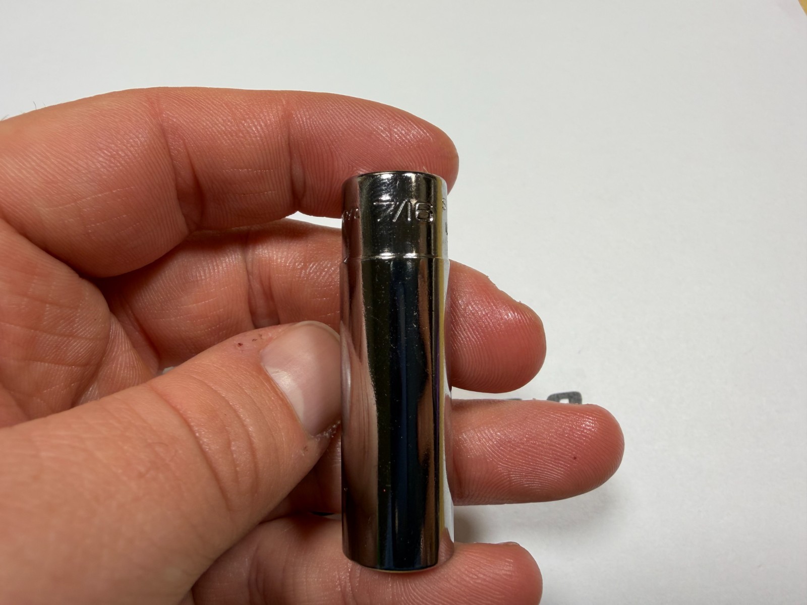 Snap-On Tools USA NEW 1/4″ Drive 7/16″ SAE 6pt Deep Chrome Socket STM14