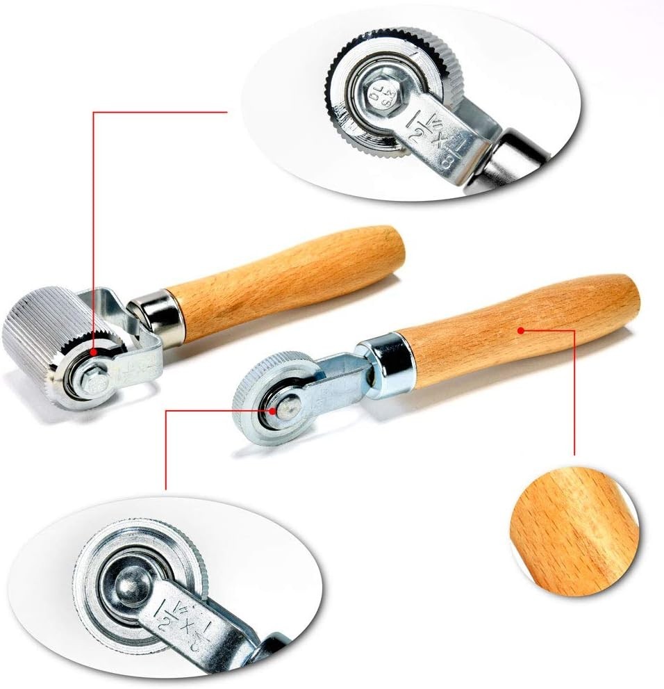 2PCS Car Sound Deadening Rollers (1.69in & 0.24in) – Effortless Insulation Tool