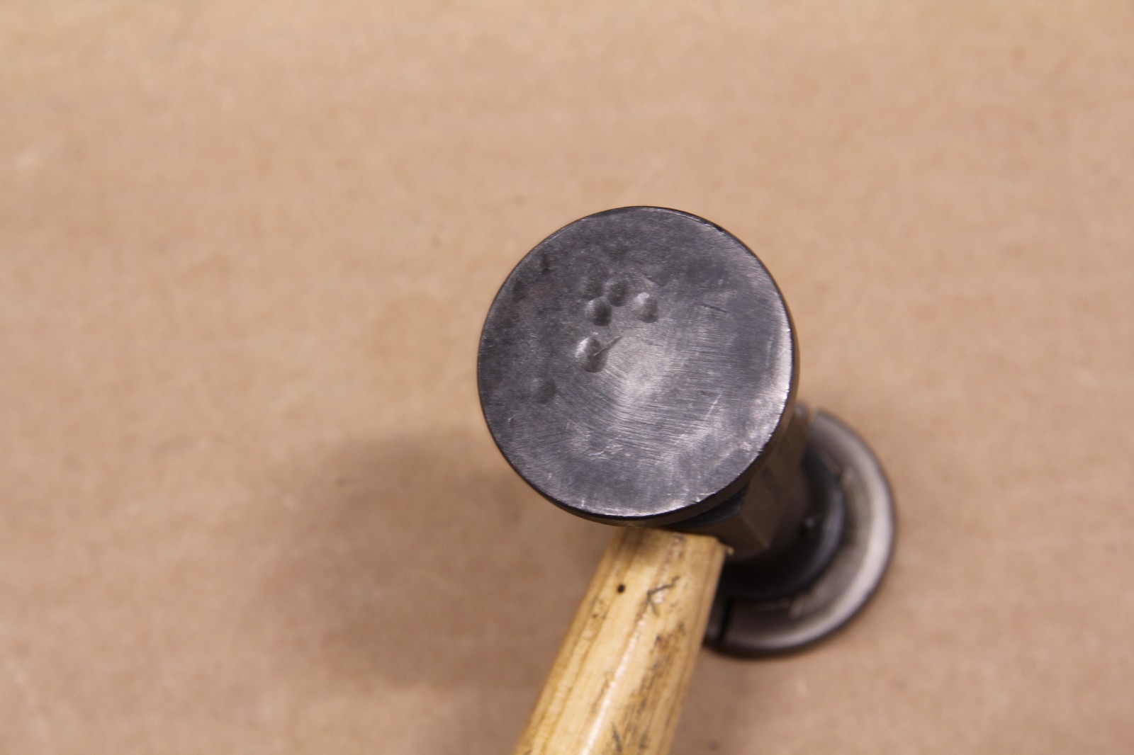 TORNAX Austria Mechanical Shrinking Hammer Round Waffle Auto Body Round Smooth