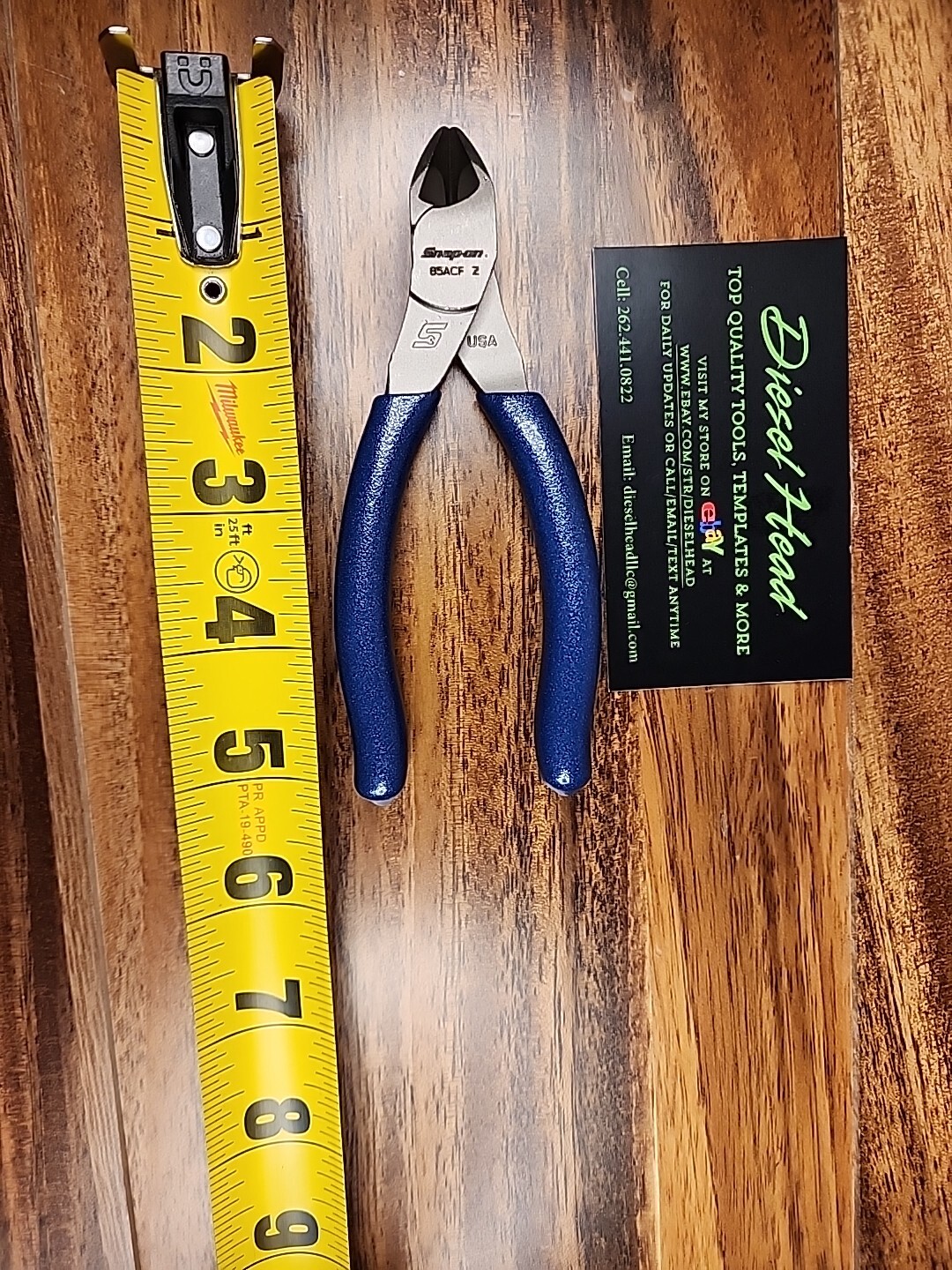 *NEW* Snap On 85ACF POWER BLUE 5″ VectorEdge Diagonal Cutter FREE SHIP