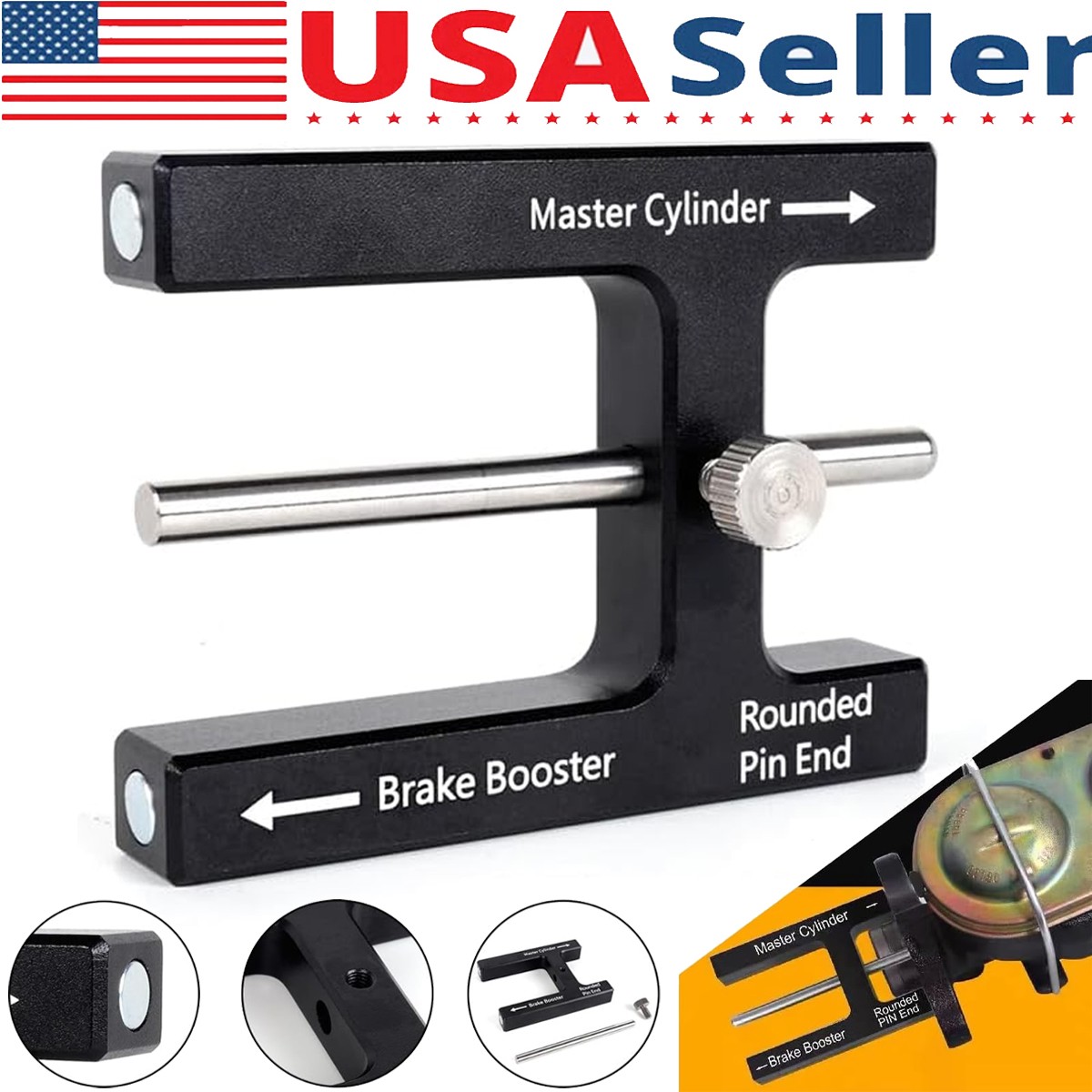 Power Brake Booster Master Cylinder Push Rod Length Gauge Pin Adjustment Tool