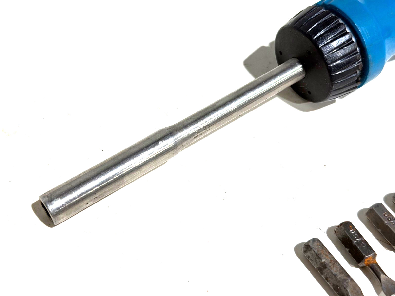 WILLIAMS TOOLS MAGNETIC RATCHETING SCREWDRIVER w/ BITS, WRS-1, USA