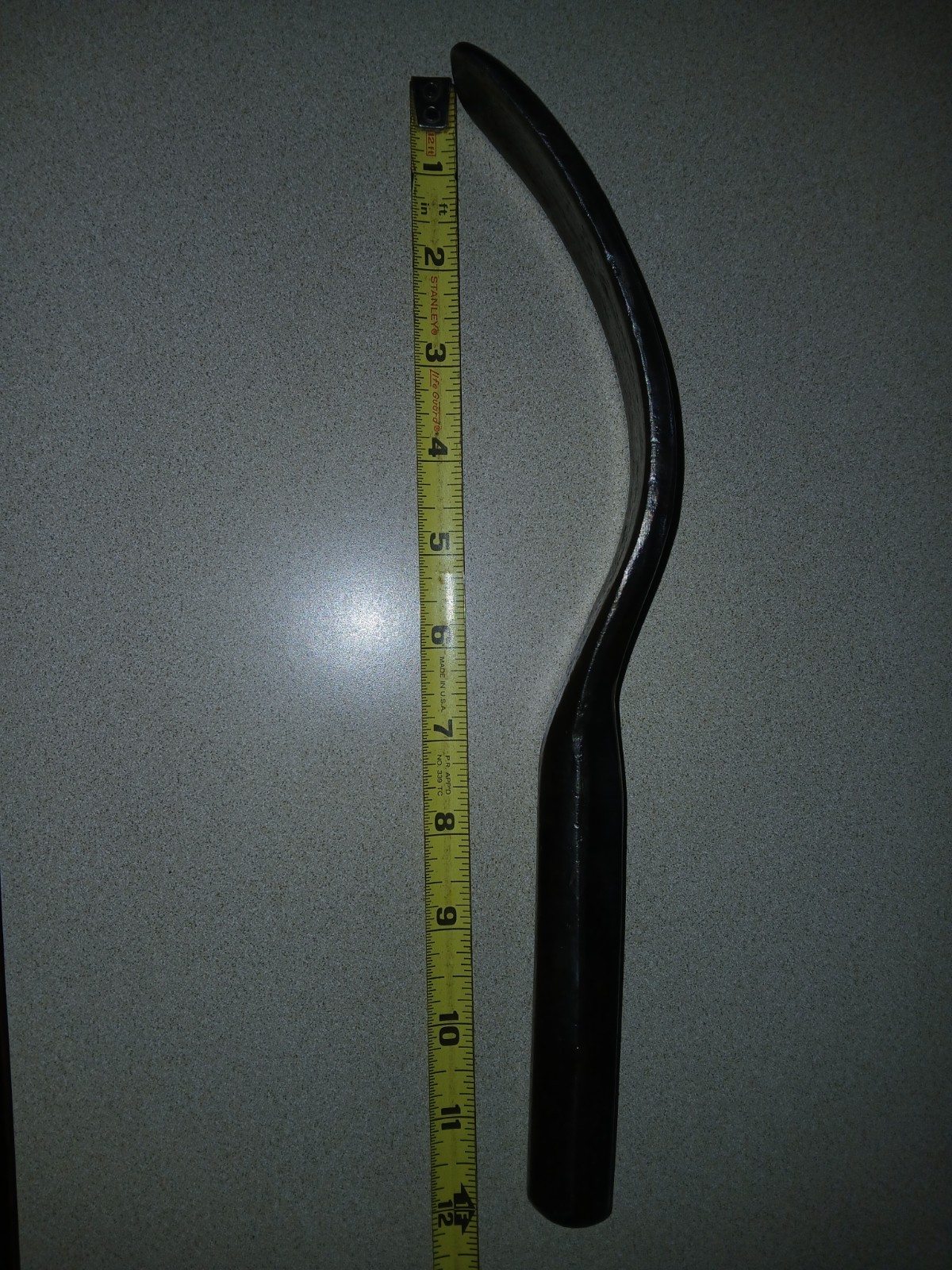 Vintage Unbranded Auto Body Curved Slapping Spoon 1Lbs 14Oz. Hammer Dolly Tool