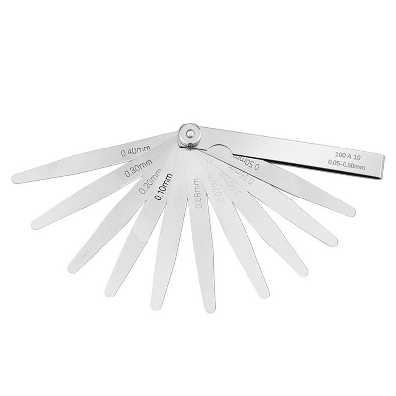 Stainless Steel Feelers Gauges Set Measuring Tool for Engineering Woodworking