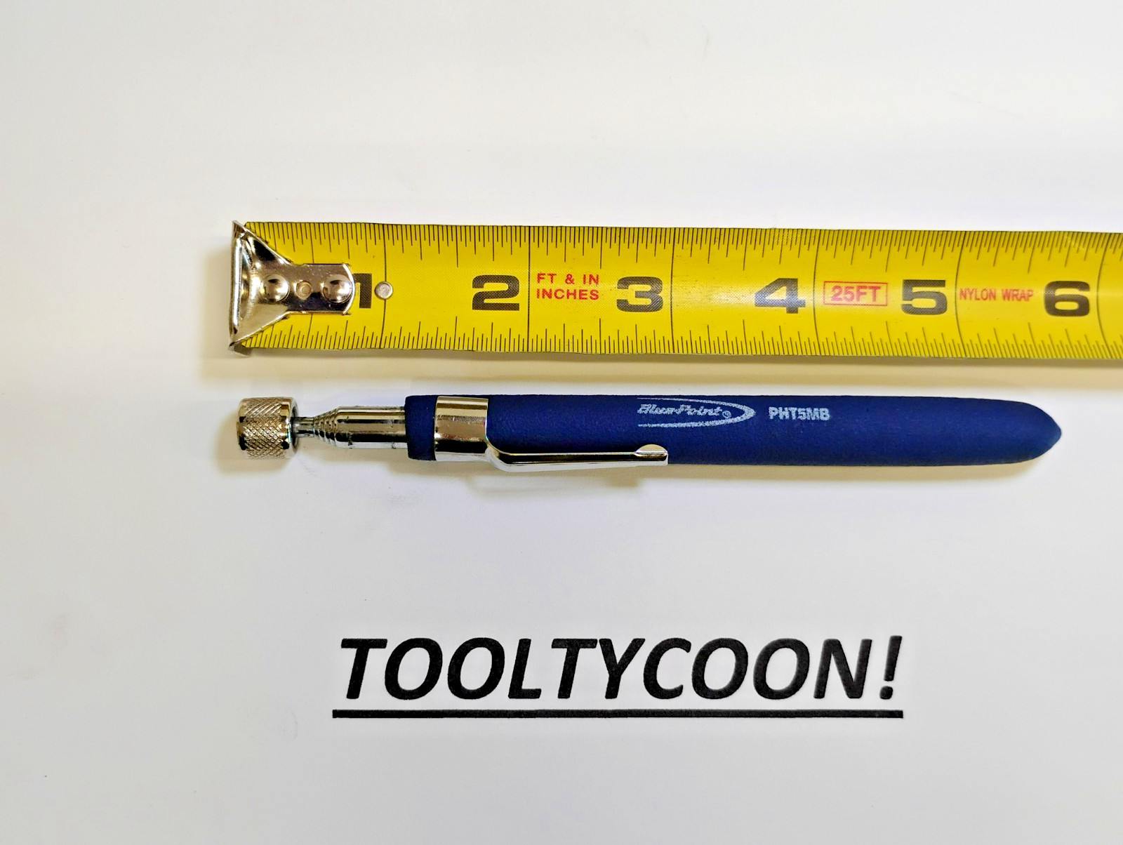 Blue-Point Tools NEW POWER BLUE Soft Grip Telescopic Magnetic Pickup Tool PHT5MB