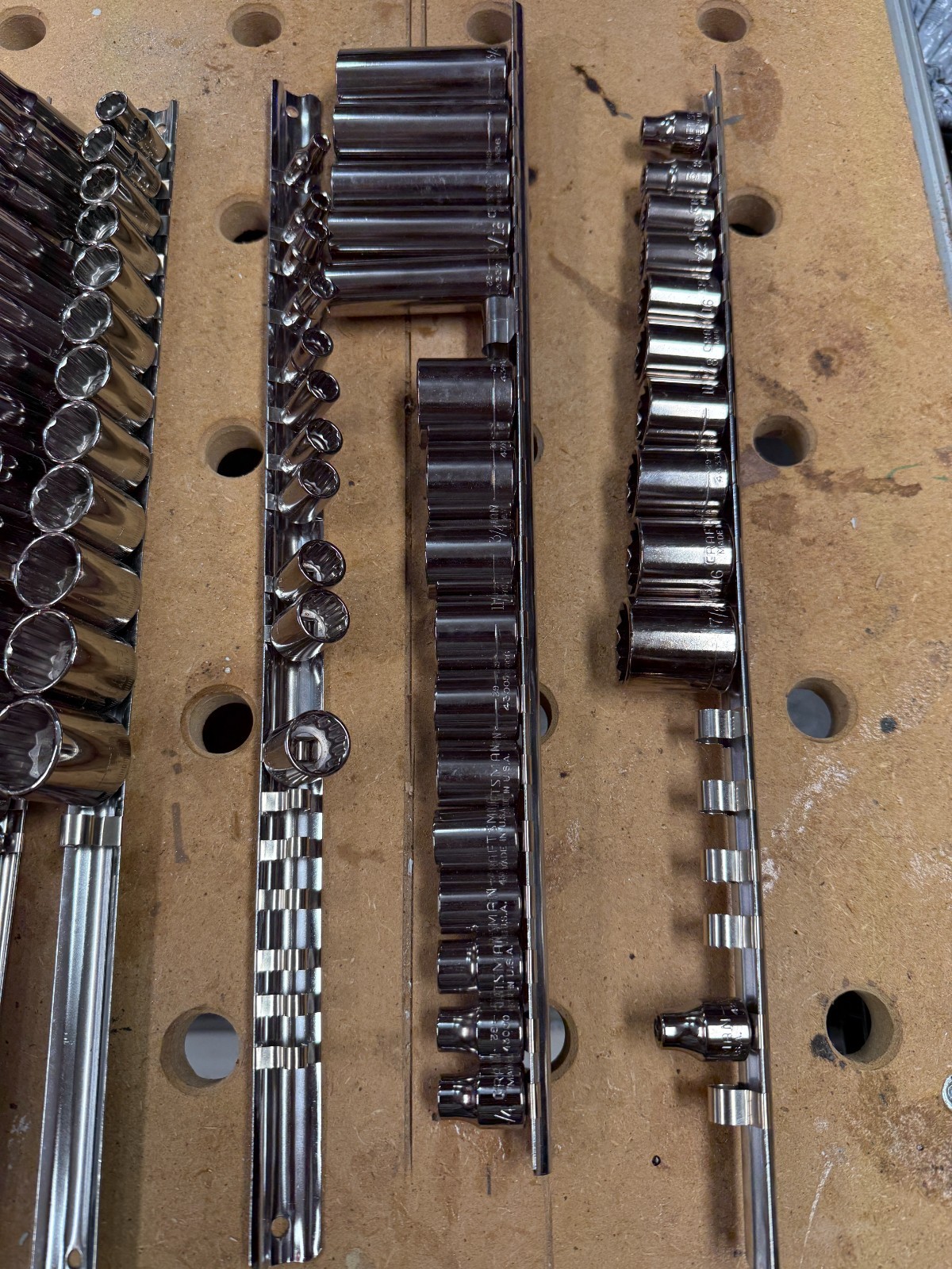 Craftsman Made in USA 122pc Set Vintage Sockets Socket Set