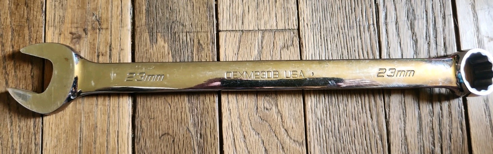 Snap on OEXM230B Metric 23mm 12 Point Combination Wrench USA