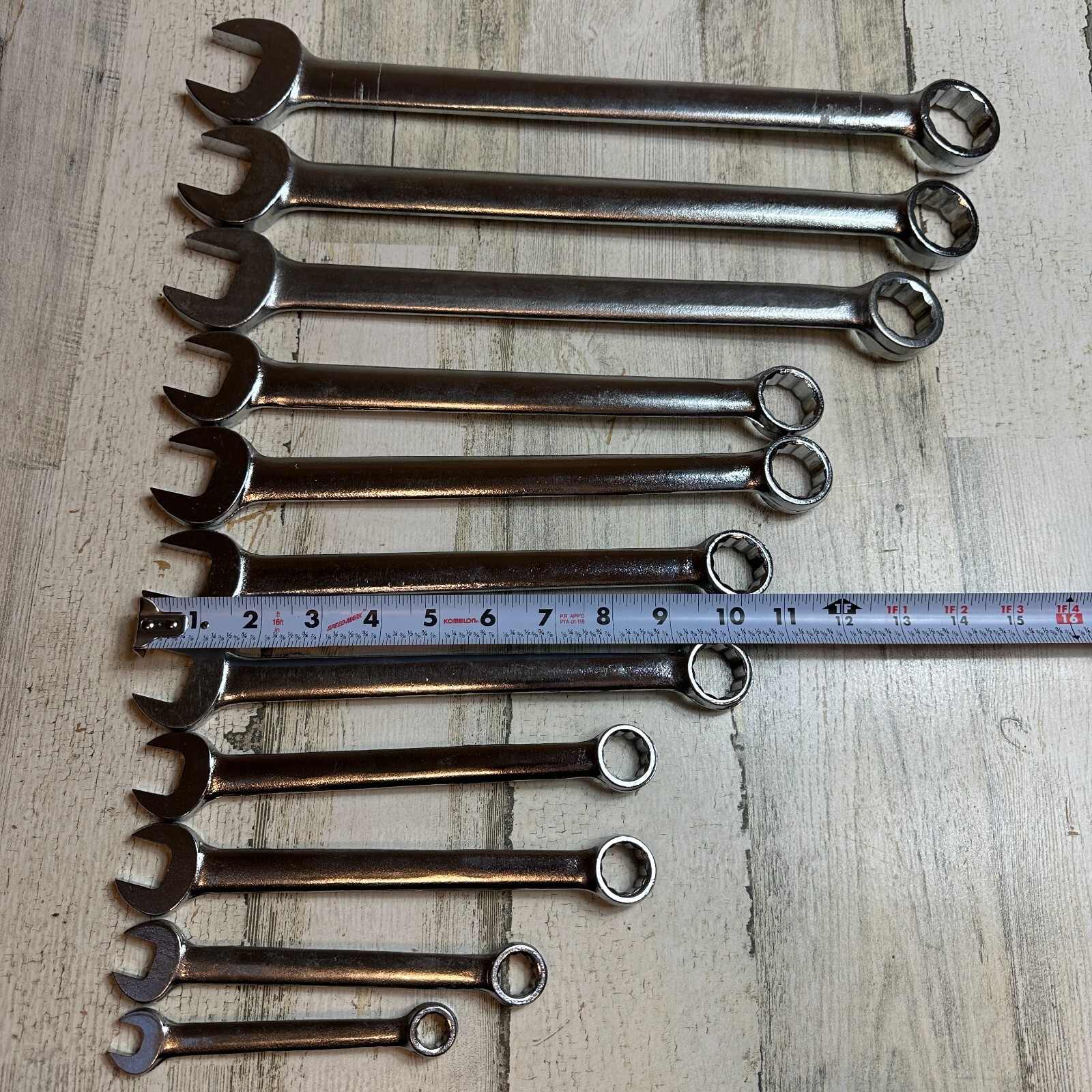 GRAY CANADA METRIC COMBINATION WRENCH SET 11MM – 32MM 12 POINT (12 WRENCHES)