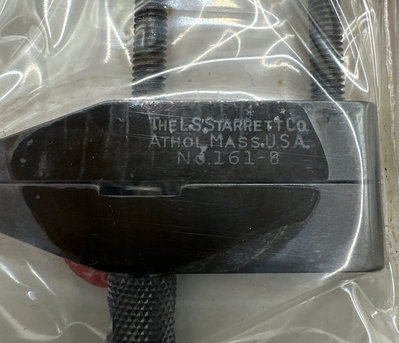 Vintage L. S. Starrett Co Pair of Clamps 161-B 1-3/4″ w/ Original Box