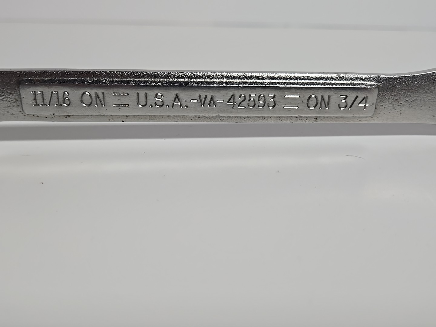 Craftsman Double Box End Ratcheting Wrench 11/16″ & 3/4″ 42593 inv. V’s code USA