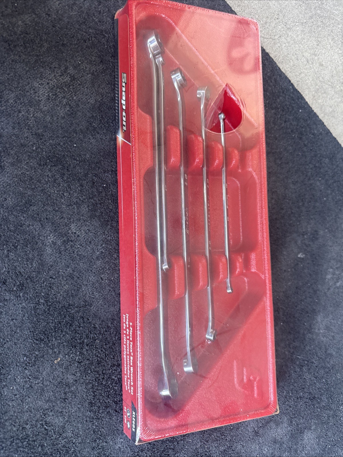 For SNAP ON 5 Pcs TORX Long 10º Offset Box Wrench Set E5-E20 XLE605 SEALED